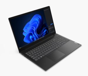 Лаптоп Lenovo V15 G5 IRL Intel Core 3 100U (up to  4.7GHz, 10MB), 8GB DDR5-5200, 256GB SSD, 15.6" FHD (1920x1080) TN, AG, Intel Graphics, HD 720p Cam, WLAN, BT, DOS, 3Y CCI