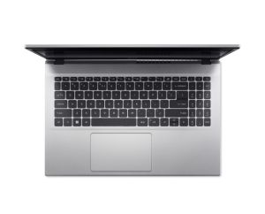 Лаптоп Acer Aspire Go 15, AG15-42P-R493, AMD Ryzen 7 5825U,(up to 4.30GHz, 16MB), 15.6" FHD (1920x1080) IPS SlimBezel LCD, 1*16GB DDR4 3200MHz (1 slot free), 512GB PCIe NVMe SSD, AMD Radeon, HD Cam, WiFi 6E, BT 6E, Kbd, No OS, Pure Silver