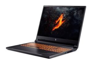 Лаптоп Acer Nitro 16, ANV16-41-R3NF, AMD Ryzen 5 8645HS, (4.30GHz up to 5.00GHz,16MB),16" WQXGA (1920x1600) IPS 165Hz, 1*16GB DDR5 (1 slot free), 512 GB PCIe NVMe SSD, GeForce RTX 3050 6GB GDDR6, Wifi 802.11AX, BT 5.3, No Os, Black