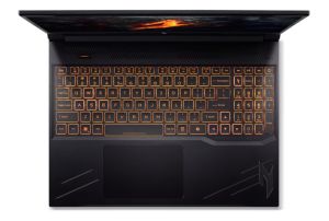 Лаптоп Acer Nitro 16, ANV16-41-R3NF, AMD Ryzen 5 8645HS, (4.30GHz up to 5.00GHz,16MB),16" WQXGA (1920x1600) IPS 165Hz, 1*16GB DDR5 (1 slot free), 512 GB PCIe NVMe SSD, GeForce RTX 3050 6GB GDDR6, Wifi 802.11AX, BT 5.3, No Os, Black