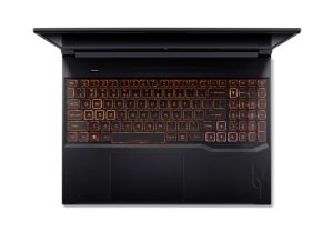 Лаптоп Acer Nitro V16, ANV16-61-R7A2, AMD Ryzen R5 340 with AI (up to 4.80GHz,16MB), 16" WUXGA (1920x1200)IPS, 165Hz, 16GB DDR5 (1 slot free), 512GB PCIe NVMe SSD, M.2 (slot free), RTX 4050 6GB GDDR6, MicroSD, FHD Cam&Mic.,WIFI6E+BT, Backlit kbd, No OS, B