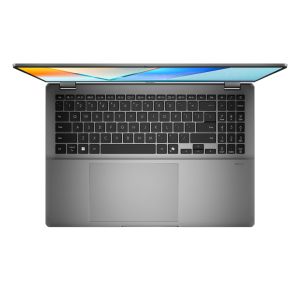 Лаптоп Asus Vivobook Flip TP3607SA-RJ004W,Intel Ultra 5  226V 16GB 2.1 GHz (8MB Cache, up to 4.5 GHz,)16.0 OLED WQXGA+(WQ+) 2880X1800 16:10 Bend+400nits(HDR) Glare , LPDDR5X 16GB ( onbd) 512 GB SSD, Windows 11, Matte Gray + Backpack