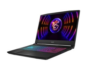 Лаптоп MSI Katana 15 B13VFK, i5-13420H (8C/12T, up to 4.60GHz, 12 MB), RTX 4060 8GB GDDR6 233 AI TOPS, w/MUX, 15.6" QHD (2560x1440), 165Hz IPS-Level DCI-P3 100%, 16GB DDR5 2x8 5200MHz, 512GB PCIe Gen4x4 SSD, WiFi 6E, BT 5.3, 4-Zone RGB Gaming Kbd, NO OS, 