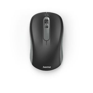 Мишка HAMA AMW-200 Безжична оптична, USB, Черен/Сив