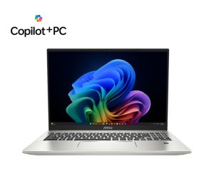 Лаптоп MSI Prestige A16 AI+ A3HMG, AMD Ryzen AI 9 365 Processor (10C 20T, Up to 5 GHz), 16" 16:10 UHD+ (3840x2400), OLED, 100% DCI-P3, AMD Radeon 880M 12C 2900 MHz, 73 TOPS, 32GB LPDDR5x-7500, 1TB PCIe Gen4x4 SSD, Wi-Fi 7 Qualcomm, Windows 11 Home, 1.9 kg
