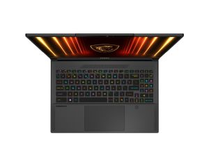 Лаптоп MSI Stealth A16 AI+ A3XWHG, NVIDIA GeForce RTX 5070 Ti 12GB GDDR7 992 AI TOPS, AMD Ryzen AI 9 HX 370 (12C, 24T, Up to 5.1 GHz 24 MB L3), 16" 16:10 QHD+ (2560x1600) OLED, 240hz, 1ms, 32GB DDR5 LPDDR5x-7500, 2TB  PCIe Gen4x4 SSD, Wi-Fi 7, Windows 11 