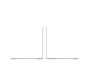 Лаптоп Apple 15-inch MacBook Air: Apple M3 chip with 8-core CPU and 10-core GPU, 16GB, 256GB SSD - Starlight