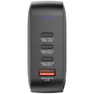 Зарядно устройство Verbatim Mini GaN Charger 165W 4 Port US plug with EU and UK adaptors
