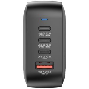 Зарядно устройство Verbatim Mini GaN Charger 100W 4 Port US plug with EU and UK adaptors