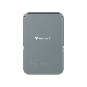 Външна батерия Verbatim Charge 'n' Go Power Bank with Stand Magnetic Wireless 10000mAh Grey