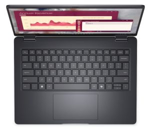 Лаптоп Dell Pro 14 PC14250, Intel Ultra 7 255U (12 TOPS NPU, 12 cores, up to 5.2 GHz), 14" FHD+(1920x1200) 300nits AG, 32 GB: 1x32 GB, DDR5, 5600 MT/s, 512 GB SSD, Intel Graphics, FHD HDR IR Cam and Mic, Wi-Fi 6E, FPR, Backlit Kb, Win 11 Pro, Platinum sil