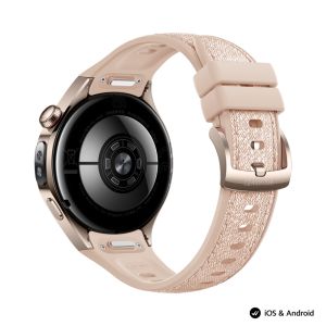 Часовник Huawei Watch 5, Soc-L29L, Stellar Beige + Huawei FreeBuds 6i White