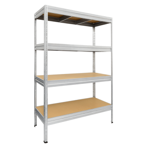 Метален стелаж Carmen CR-1024 - 180x120x60 см, до 600 кг на рафт - цинк