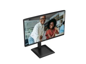 Монитор AOC 24E4U, 23.8" IPS WLED, 1920x1080@120Hz, 4ms GtG, 300cd m/2, 1500:1, 20M:1 DCR, Adaptive Sync, FlickerFree, Anti Blue Light, 2Wx2, Tilt, Height Adjust, Pivot, Swivel, D-SUB, HDMI, USB Hub