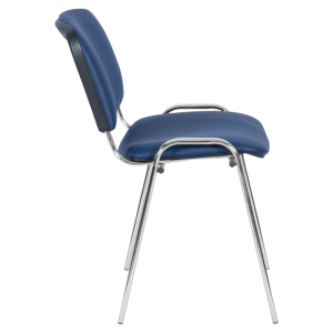 Посетителски стол Carmen 1135-1 LUX - тъмносин N