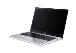 Лаптоп Acer Aspire Go 15, AG15-71P-52P2, Intel Core i5-13420H (8C/12T, up to 4.60GHz, 12 MB), 15.6" FHD IPS SlimBezel LCD, 16GB DDR5 4600MHz, 512GB PCIe NVMe SSD, Intel UMA, FHD Cam,WiFi 6, BT 5.2,  No OS, Pure Silver