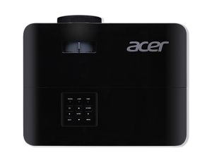 Мултимедиен проектор Acer Projector X1128i, DLP, SVGA (800 x 600), 4500 ANSI Lm, 20 000:1, 3D, Auto keystone, included wifi dongle, 24/7 operation, Wifi, HDMI, VGA in, RCA, RS232, Audio in/out, DC Out (5V/1A), 3W Speaker, 2.7kg, Black+Acer T82-W01MW 82.5"