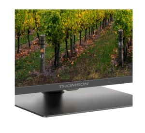 Телевизор Thomson Smart QLED TV 43"; Google TV; 3840 x 2160 (4K UHD), 4000:1, QLED, 60 Hz, DVB-T/T2/C/S/S2, HDR10, Hotel mode, Wi-Fi, Bluetooth, LAN, HDMI 2 (2.0) + 2 (2.1), USB 2 (2.0) + 1 (3.0), Central Swivel Stand, Dark gray