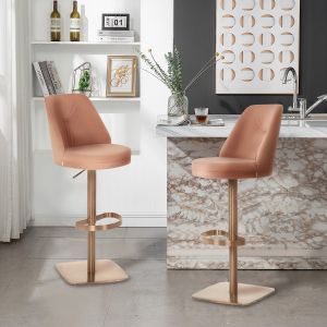 Бар стол HAUNA - розов RG