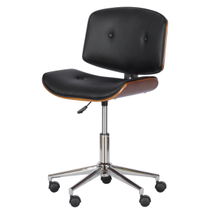 Работен офис стол Carmen 6403 - орех - черен