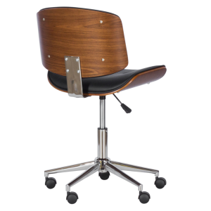 Работен офис стол Carmen 6403 - орех - черен