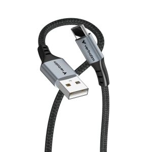 Кабел Verbatim Sync & Charge USB-A to USB-C 18W 120 cm