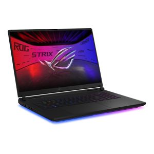 Лаптоп Asus Strix G18 G835LW-SA077W, INTEL ARL HX Ultra 9, 18.0  WQXGA 2560X1600 16:10 Bend+1200nits (HDR)(2000 zone) ,AG, 240 Hz,DDR5 64GB ( 32GB DDR5-5600 SO-DIMM *2 ) ,2TB G4, RTX5080  16GB,Wi-Fi 7 ,Backlit Chiclet Keyboard 4-Zone RGB, Windows 11,Off B