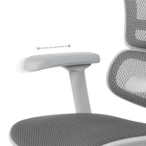 Ергономичен стол ERGOHUMAN ELITE 2 - сива рамка - сив