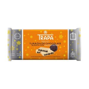 Шоколад Trapa "Турон", без захар, млечен, крисп, 110 гр.