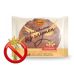 Бисквита с боровинки, без глутен, Dr. Keskin, 24гр
