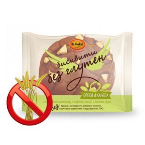 Бисквита с орехи и канела, без глутен, Dr. Keskin,  24гр