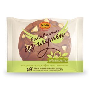Бисквита с орехи и канела, без глутен, Dr. Keskin,  24гр