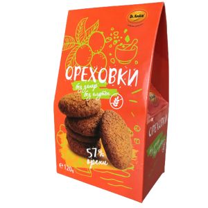 Ореховки мини Dr. Keskin, без глутен, с фруктоза, 100 гр.