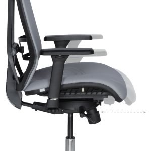 Ергономичен стол COTIA - сив