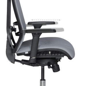 Ергономичен стол COTIA - сив