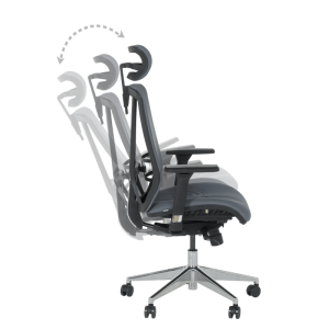 Ергономичен стол COTIA - тъмносив