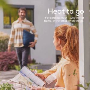 Термоподложка Beurer HK 77 Heaty obsidian-blue; lithium-ion battery; Soft velvet cushion cover machine-washable at 30°C; 3 temperature settings; Fast heating; BSS; 45(L)x45(W) cm