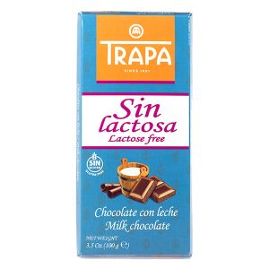 Млечен шоколад, без лактоза, Trapa, 90гр