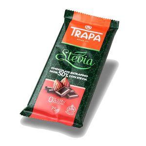 Шоколад със стевия, 50% какао, Trapa, 75гр