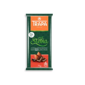 Шоколад със стевия, 50% какао, Trapa, 75гр