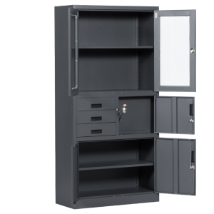 Метален шкаф Carmen CR-1240 E SAND - графит