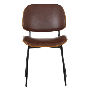 Посетителски стол Carmen 1180 - орех-искрящо кафяв