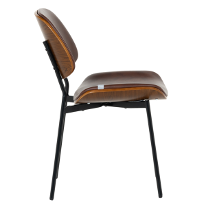 Посетителски стол Carmen 1180 - орех-искрящо кафяв