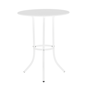Метална градинска маса NIGER D 60 - бяла