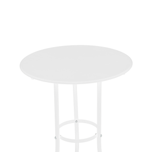 Метална градинска маса NIGER D 60 - бяла