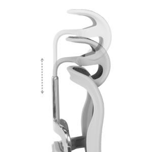 Ергономичен стол ERGOHUMAN ELITE 2 - сива рамка - черен