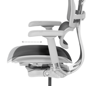 Ергономичен стол ERGOHUMAN ELITE 2 - сива рамка - черен