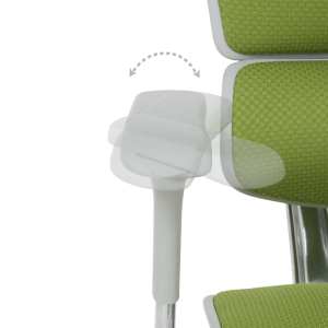 Ергономичен стол ERGOHUMAN ELITE 2 - сива рамка - зелен