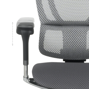 Ергономичен стол ERGOHUMAN IOO ELITE 2 - черна рамка - черен