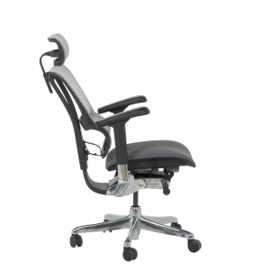 Ергономичен стол ERGOHUMAN IOO ELITE 2 - черна рамка - сив